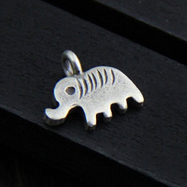 925 Sterling Silver Elephant Charm