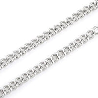 Sterling Silver Chain by the Meter Bulk, Twisted Curb Chain