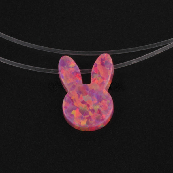 Lab Created Opals – Pink Opal Bunny Rabbit - Shelly Crag Imports
