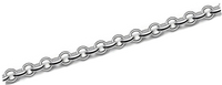 Sterling Silver Chain by the Meter Bulk, Rolo Belcher Links