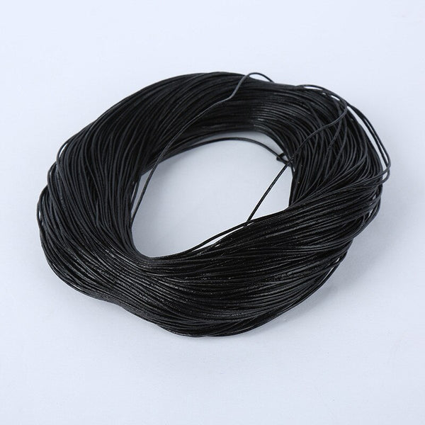 2m Black Genuine Leather Cord