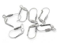 Hypoallergenic 316L Stainless Steel French Leverback Earring Hooks, 3 Pairs