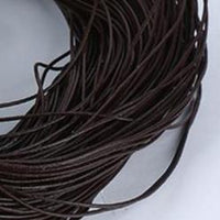 2m Brown Genuine Leather Cord